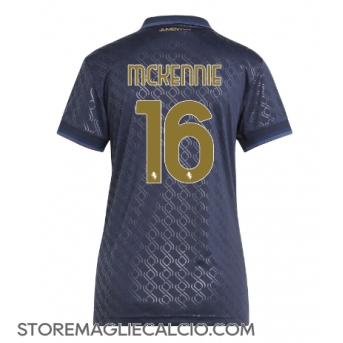 Juventus Weston McKennie #16 Maglia Gara Terza Repliche 2024-25 Donna Maniche Corte